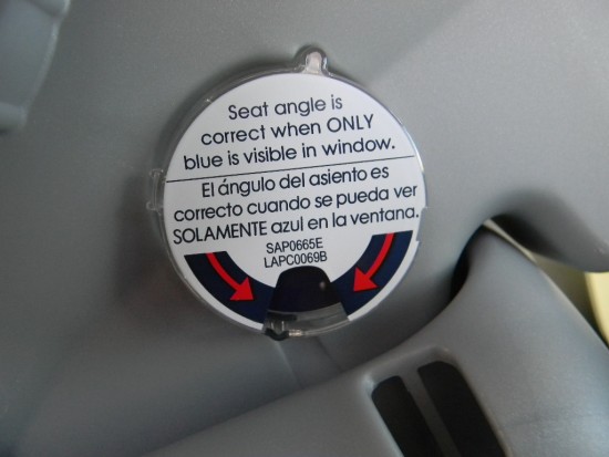 Car Seat Angle Indicator